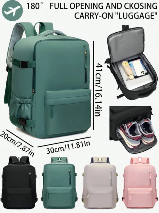 Ryanair Cabin Bags 40X30X20, Large Capacity Duffel Weekender Bag, Casual Plain Design, Ideal for All Seasons & Business Use, Casual Travel Backpack